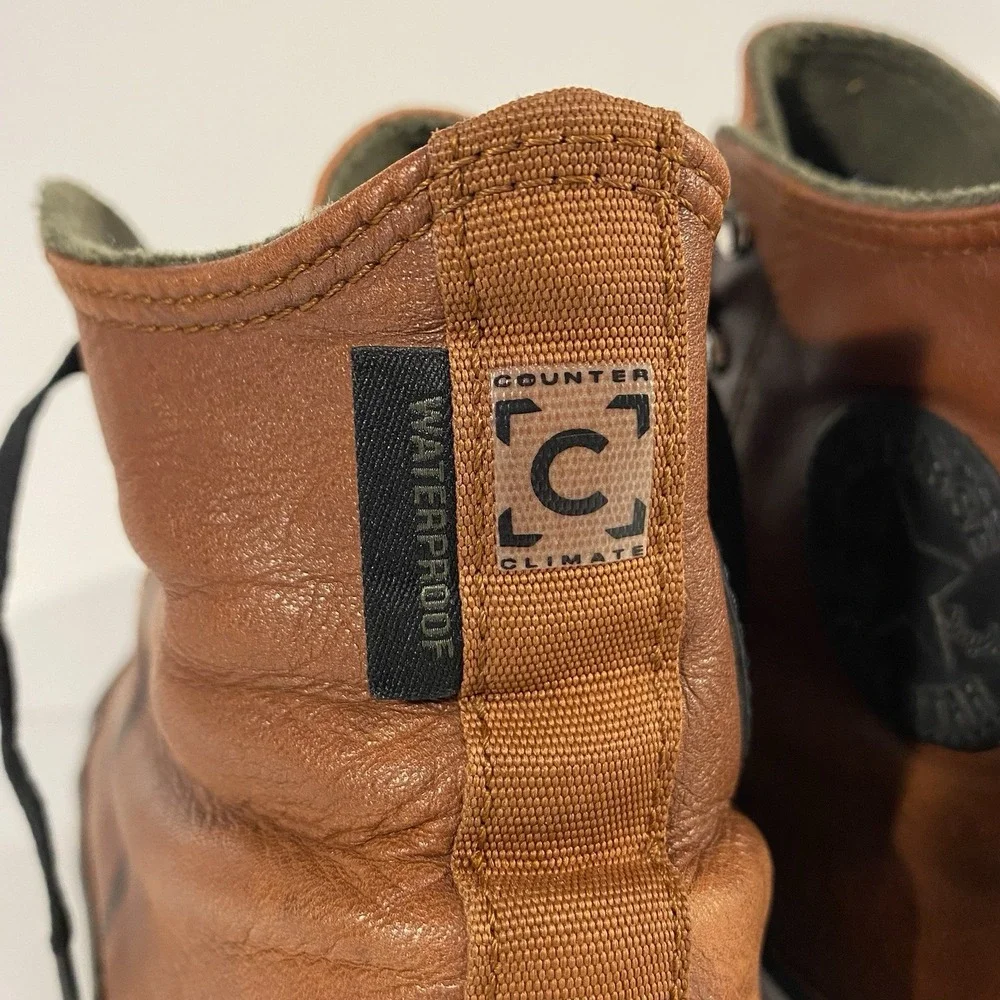 Converse Men's Size 8.5 Chuck Taylor All Star Winter High Top Cedar Bark 171440C
